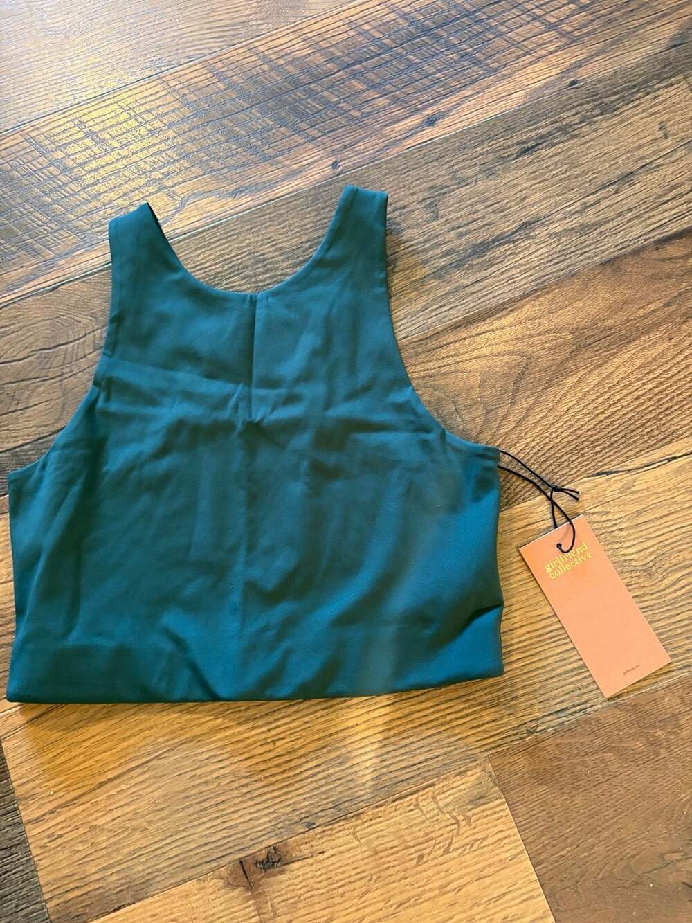 Girlfriend Collective Sport Bra Size L Green Workout Tank Top
